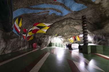 Stockholm Kungstradgarden Metro İstasyonu