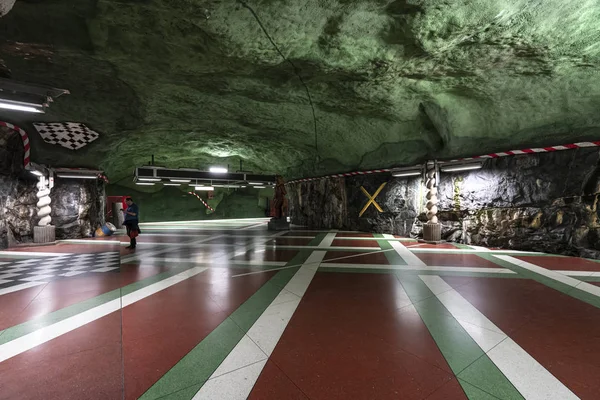 Kungstradgarden metrostation in stockholm — Stockfoto
