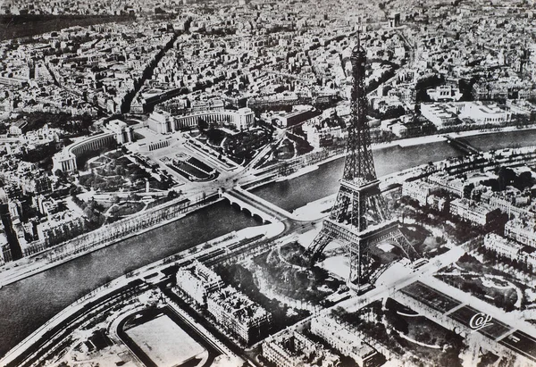 Udine Italia Giugno 2020 Veduta Aerea Panoramica Della Torre Eiffel — Foto Stock