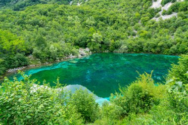 Cornino, Friuli Venezia Giulia bölgesinin panoramik manzarası, İtalya