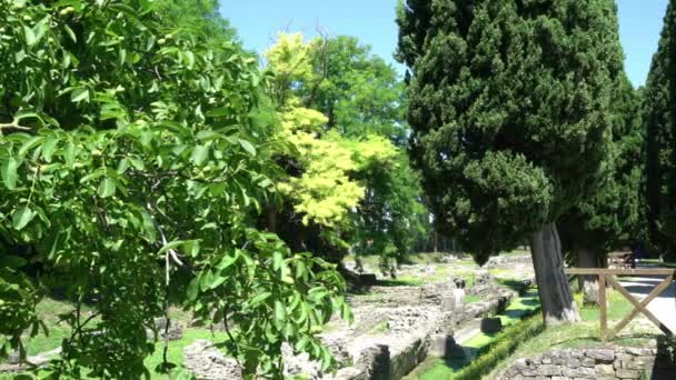 Aquileia Itália Julho 2020 Porto Fluvial Era Romana Aquileia Itália — Vídeo de Stock