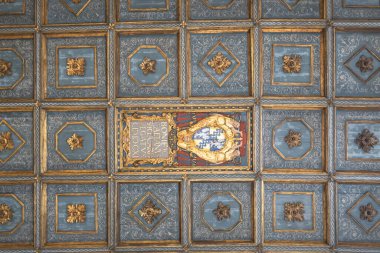 Ravenna, İtalya. 28 Temmuz 2020. Bazilika di Sant 'Apollinare Nuovo, Büyük Theodoric tarafından dini eserleri için UNESCO tarafından listelenen, saray şapeli olarak inşa edilen kilise.. 