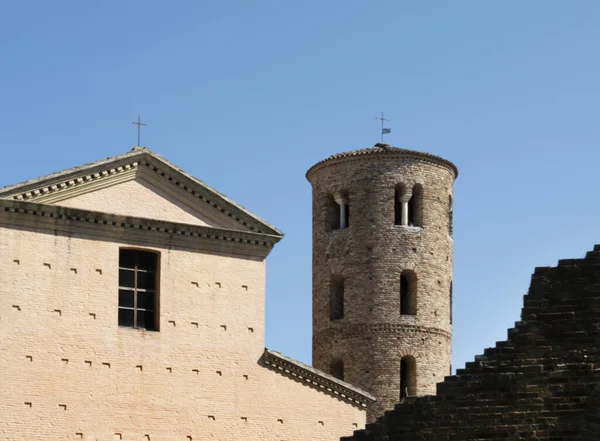 Ravenna Italy July 2020 External View Church Saint Mary Maggiore — Stock Photo, Image