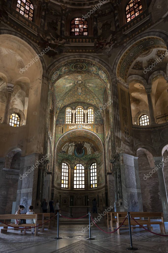 Ravenna, Italia. 28 de julio de 2020. vista interior de la Basílica de San Vital 2023 Ravenna, Italia. 28 de julio de 2020. vista interior de la Basílica de San Vital 2023