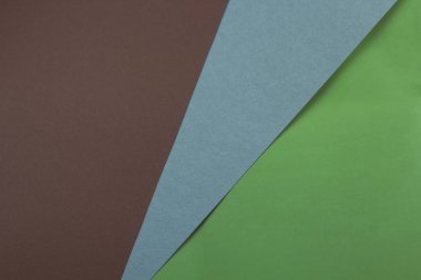 boş renk kağıt geometrik düz yatıyordu arka plan