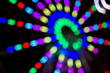 arka plan bulanık neon ışıkları