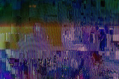 tv glitch hatası ile benzersiz soyut dijital tasarım zemin