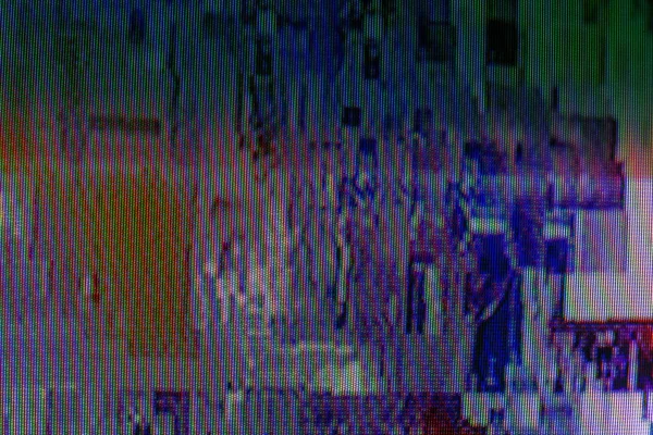 Μοναδικό Αφηρημένο Ψηφιακό Σκηνικό Σφάλμα Τηλεόρασης — Φωτογραφία Αρχείου