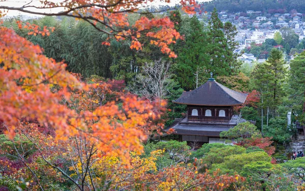 A Kiotó színpompás parkja ősszel — Stock Fotó