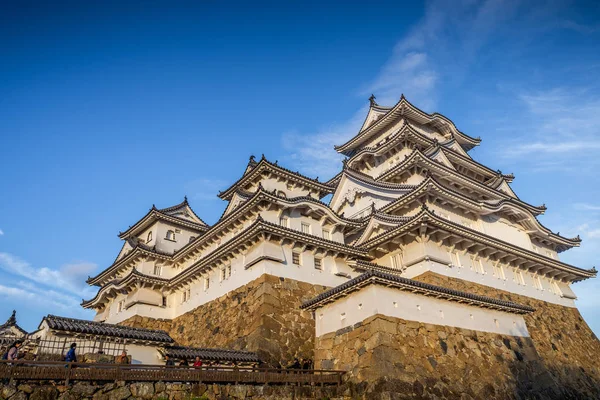 Himeji castle of Japan with blue sky — Stock Photo, Image