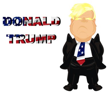 siyah takım elbise ve harfler bayrak ile kötü patron 