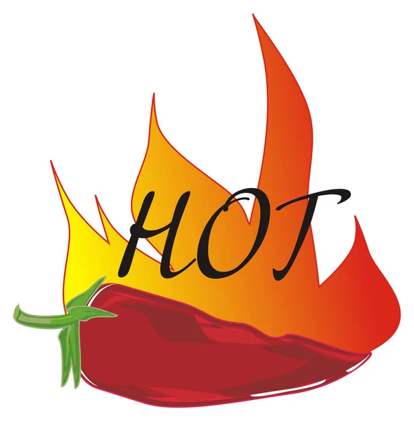 Papryka Chili Jest Gorąco — Zdjęcie stockowe