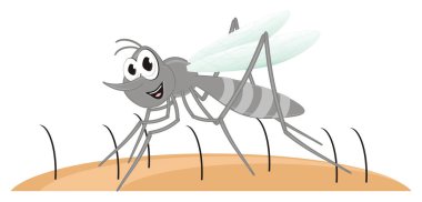 komik Gri sivrisinek sit cilt üzerinde