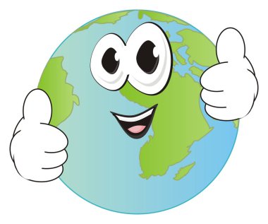 Sınıf hareketi ile gülümseyen dünya