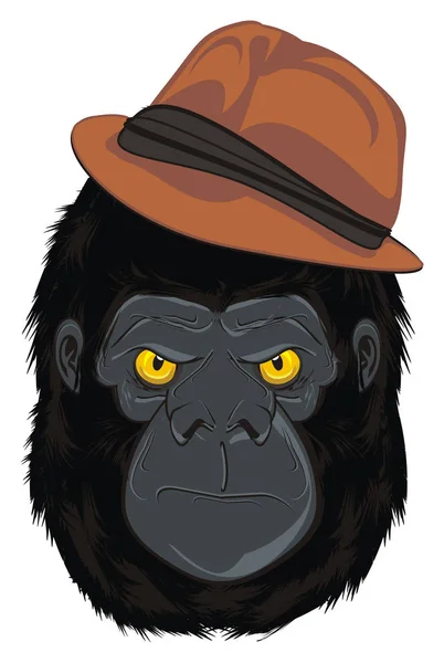 Onda Ansikte Gorilla Hatt — Stockfoto