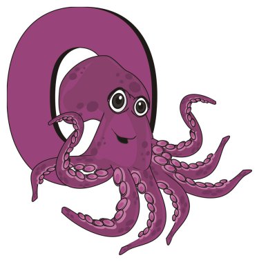 Mor ahtapot ve büyük harf o 