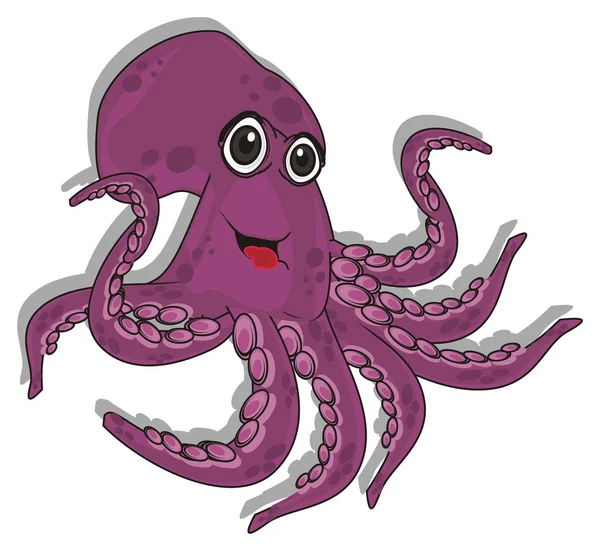 mutlu mor ahtapot ve onun gölgesi