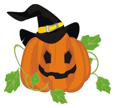 cadının şapkalı gülümseyen kabak