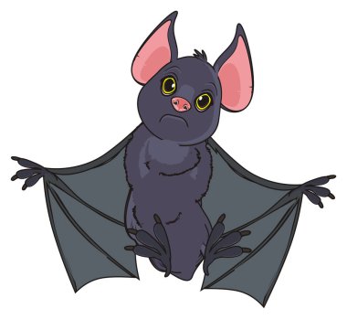 üzgün deli gri yarasa standı