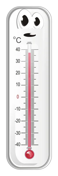 Überraschung Sommer Thermometer Ständer Und Uhr — Stockfoto
