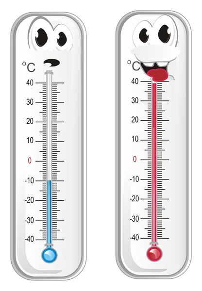 Сюрприз Счастливые Термометры Стоит — стоковое фото