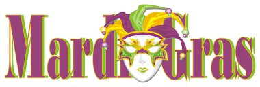 Mardi gras maskesi göz kadar kelimenin