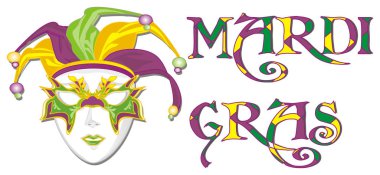 renkli maskesi ve renkli sözcükler