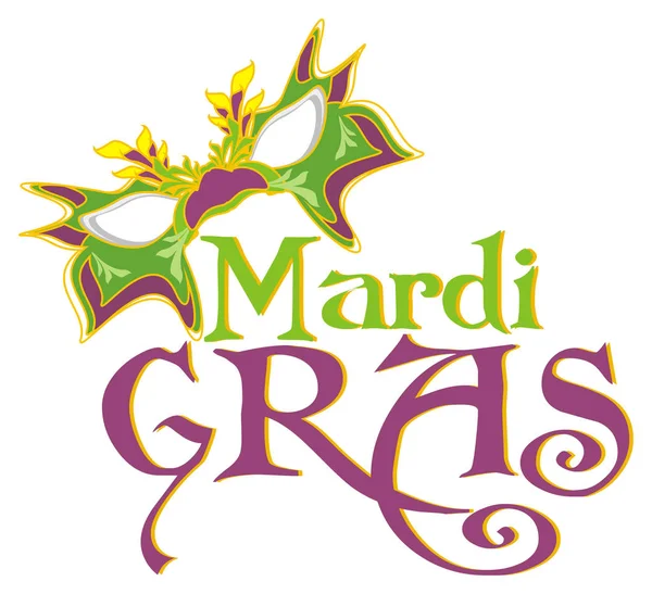 yeşil ve mor kelime maskesi