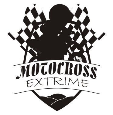 afiş motokros ve bayrakları