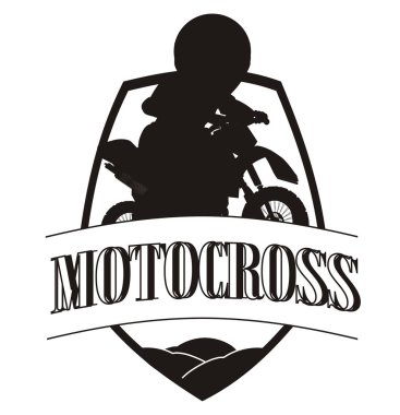 motocross siyah beyaz bayrağı