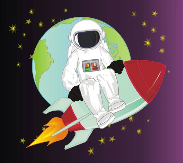 Kosmonaut Ruccola Och Magic Space — Stockfoto