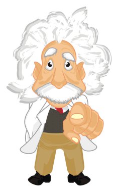 Albert Einstein ve stand jest göster