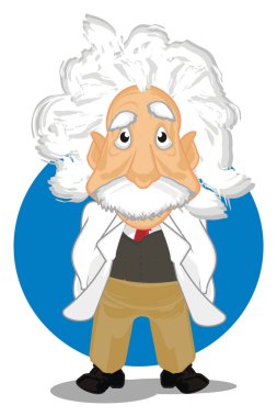 Mavi işareti kürsüye Albert Einstein