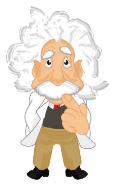 Albert Einstein ve stand jest göster