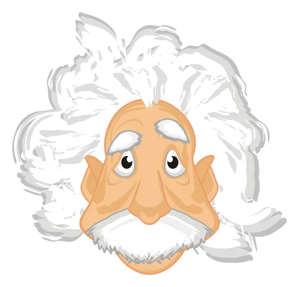 Сумне Обличчя Альберта Ейнштейна — стокове фото