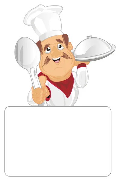 Happy Cook Dish Spoon — Stock Photo, Image