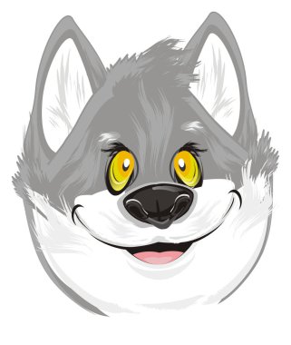 mutlu küçük kurt burnu