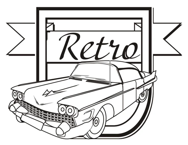 Coloring page - Carro do vintage