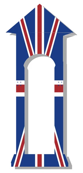 Національна Легат Англії Прапором — стокове фото