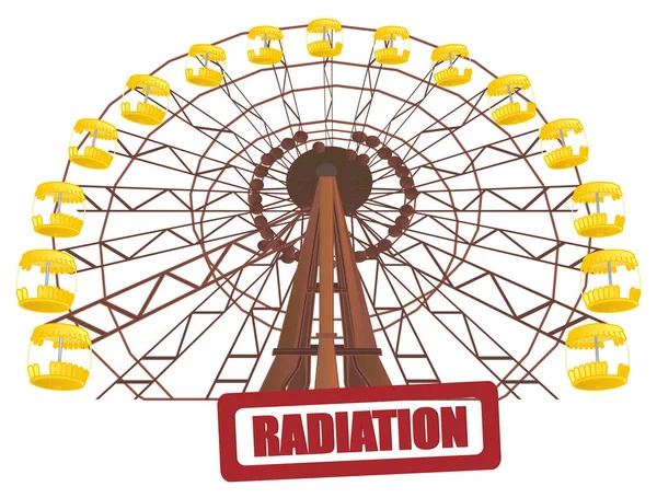 Ferris Wheel Chernobyl Radiation — Stock Photo, Image
