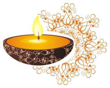 Diwali tatil süsleri ve sembolleri