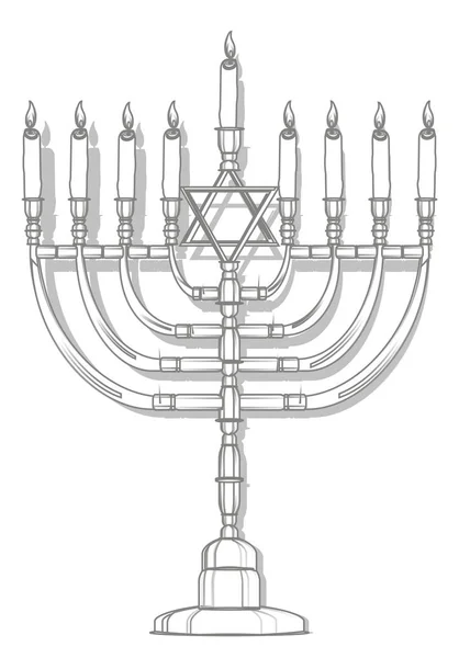 Jewish Candlestick Fun Israel — Stock Photo, Image