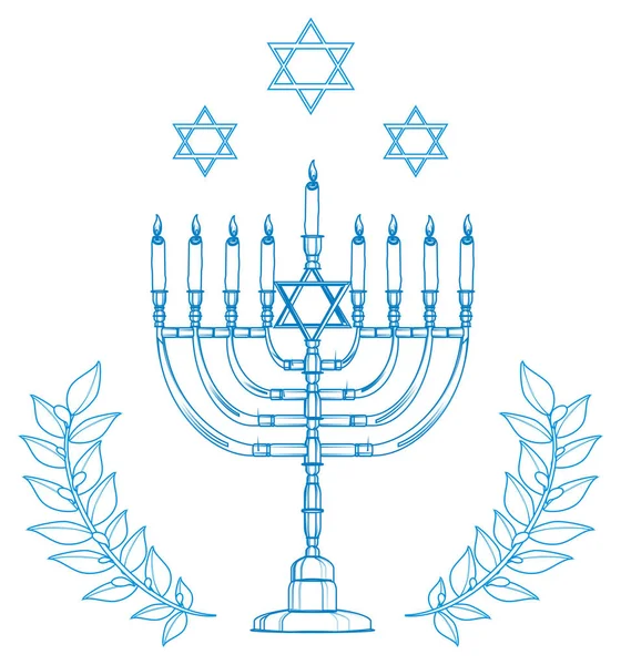 Hanukkah Culture Marking Rules Its Symbols — Stock Photo, Image