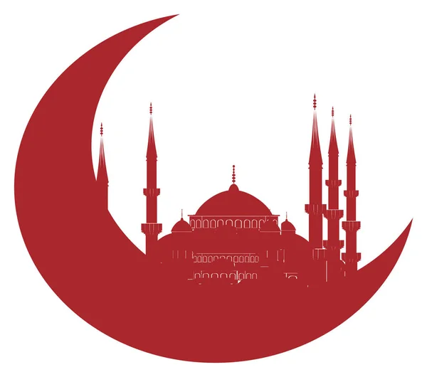 Semester Ramadan Islam Moskén — Stockfoto