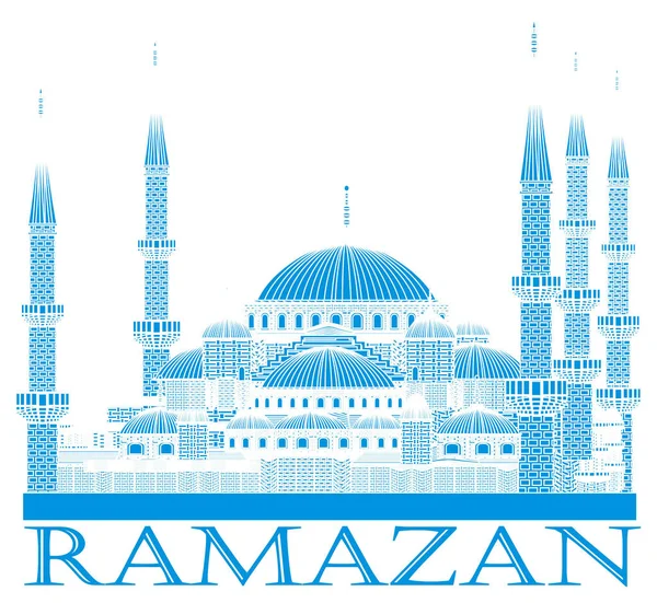 Vakantie Ramadan Islam Moskee — Stockfoto