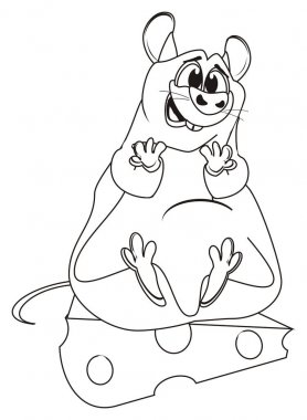 boyama fare ve peynir