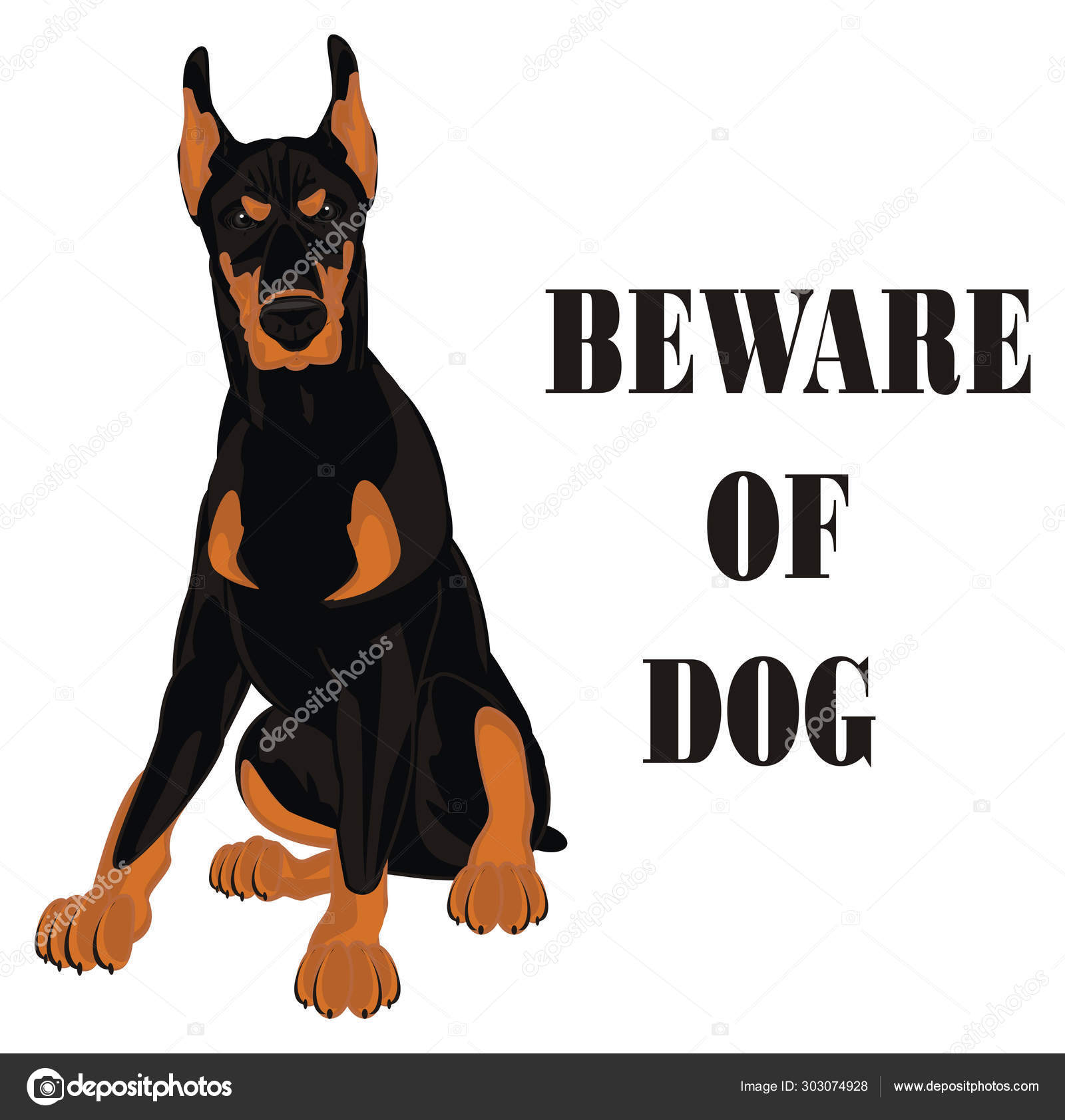 beware of doberman