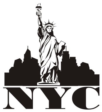 Nyc ve özgürlük heykeli hoş geldiniz