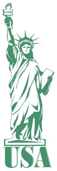 USA and statue of liberty — Stock Image Usa Statue Liberty Stock Picture