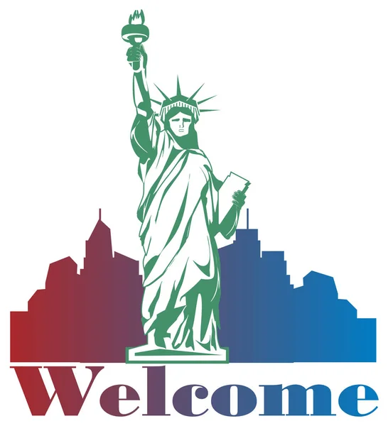 Welcome to New York city — Stock Image Welcome New York City Royalty Free Stock Images